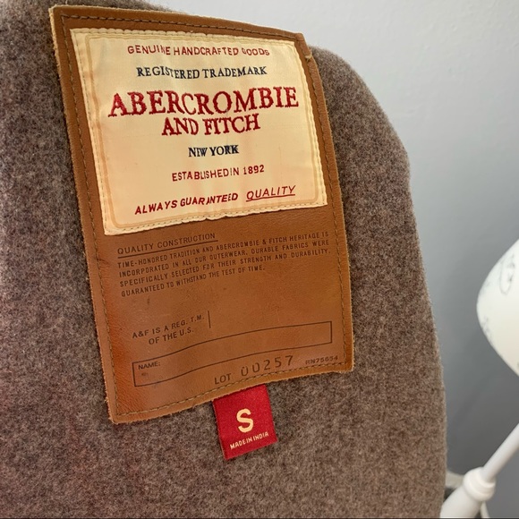 Vintage Abercrombie & Fitch Jacket Cargo Khaki SM - Picture 7 of 9